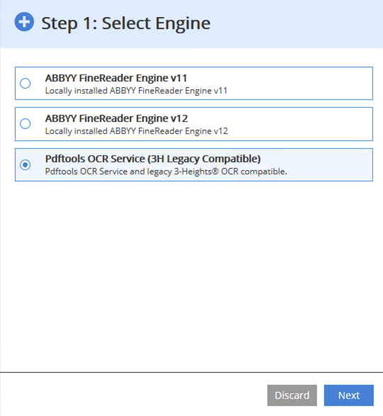 Integration tab of the Conversion Service Configurator